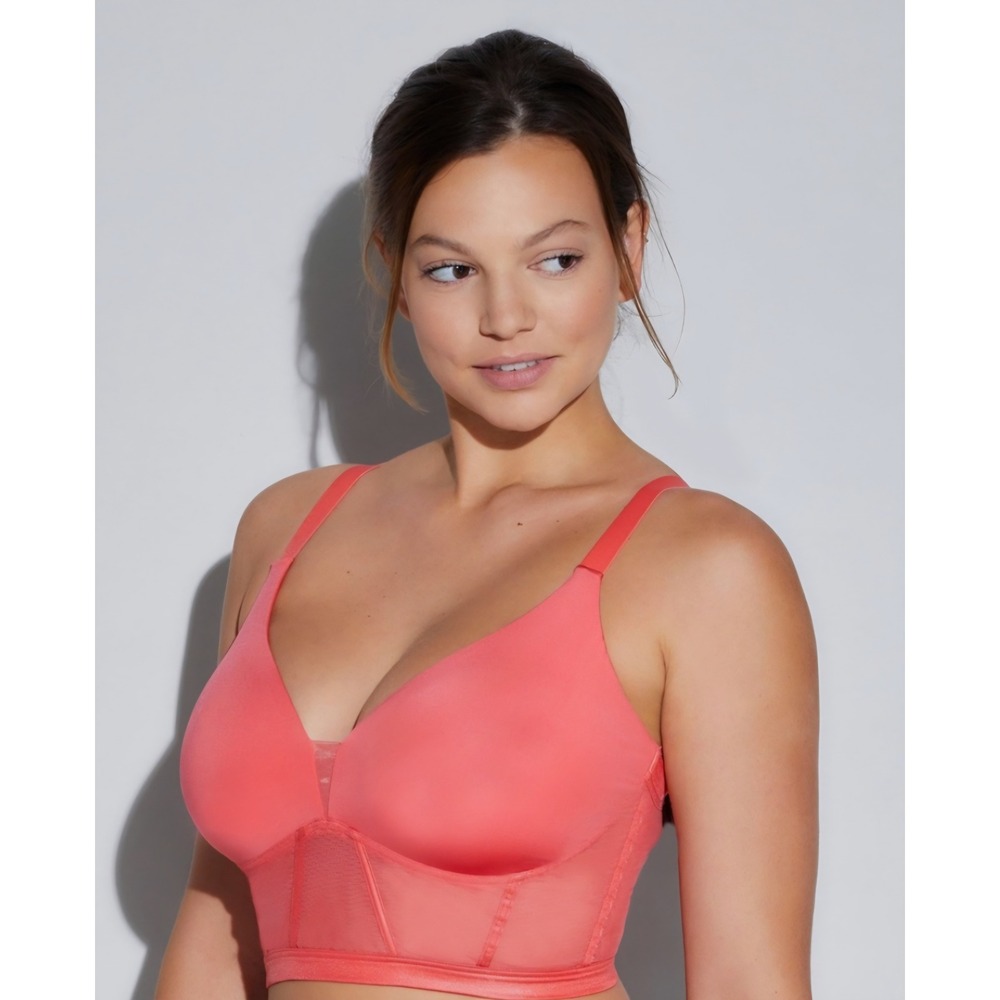 Cosabella Sardegna Curvy Sheer Tulle Bralette White Luxury Lingerie S